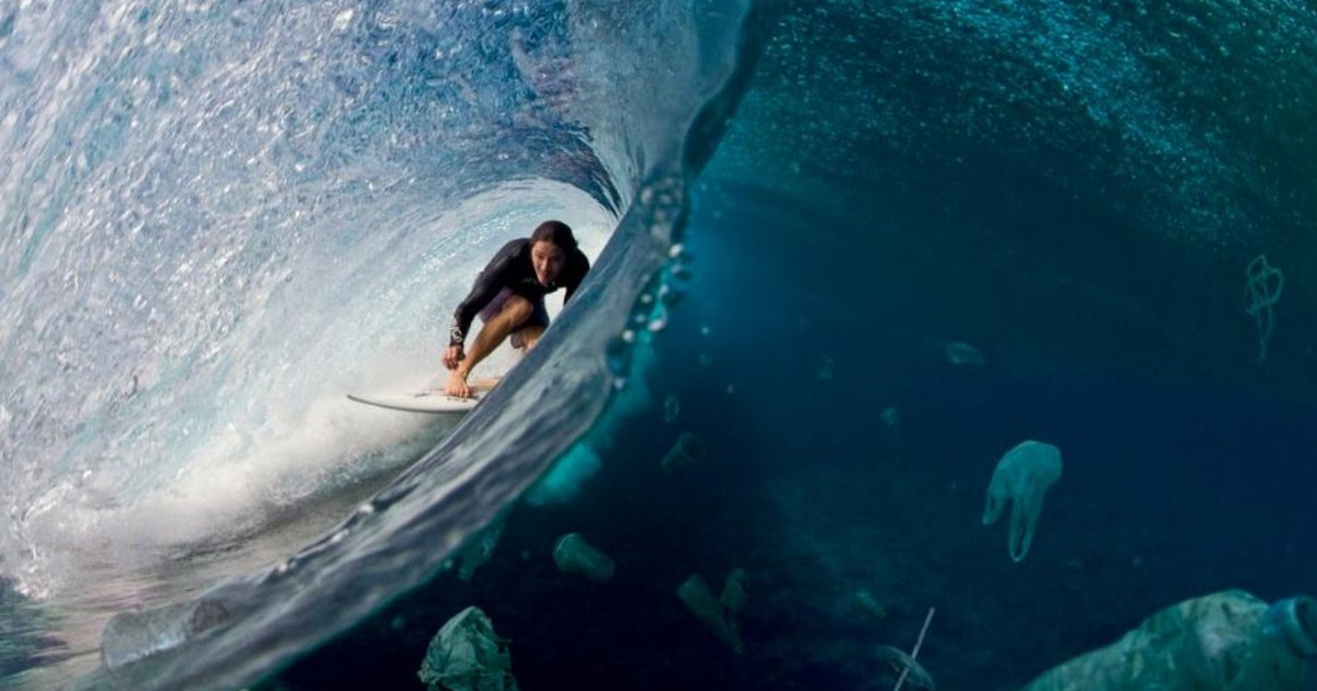 No dejar huellas. Matener limpio el mar - SURF