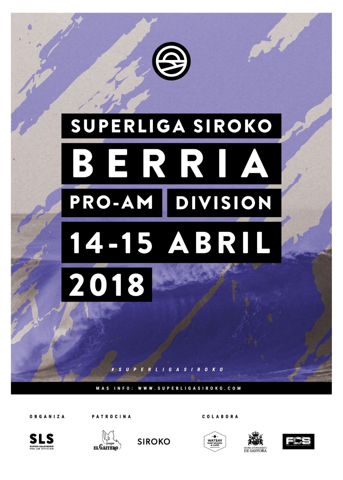 Siroko surf league en la playa de Berria, Santoña