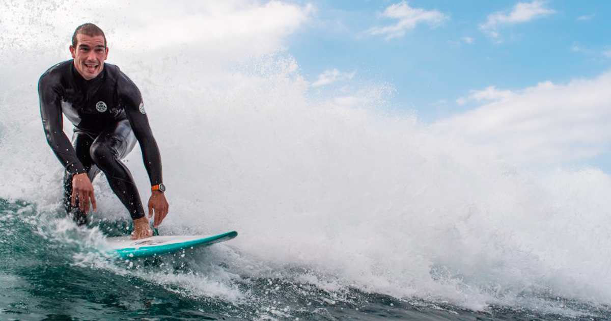 La importancia de una sonrisa en el surf