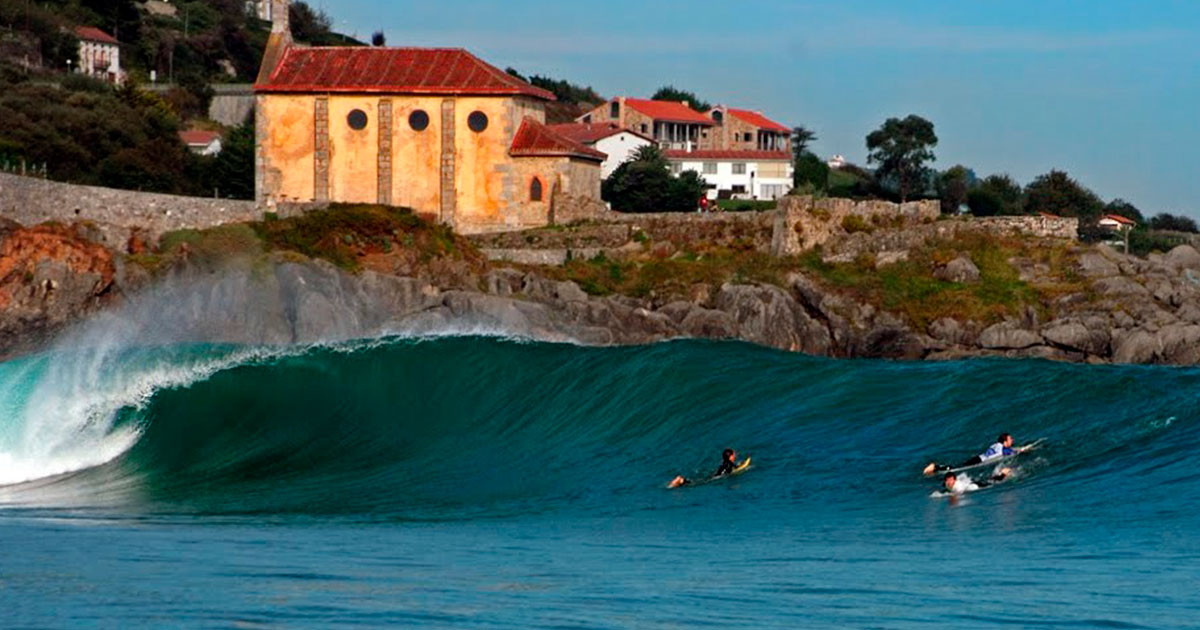 mundaka: surf en el norte de España