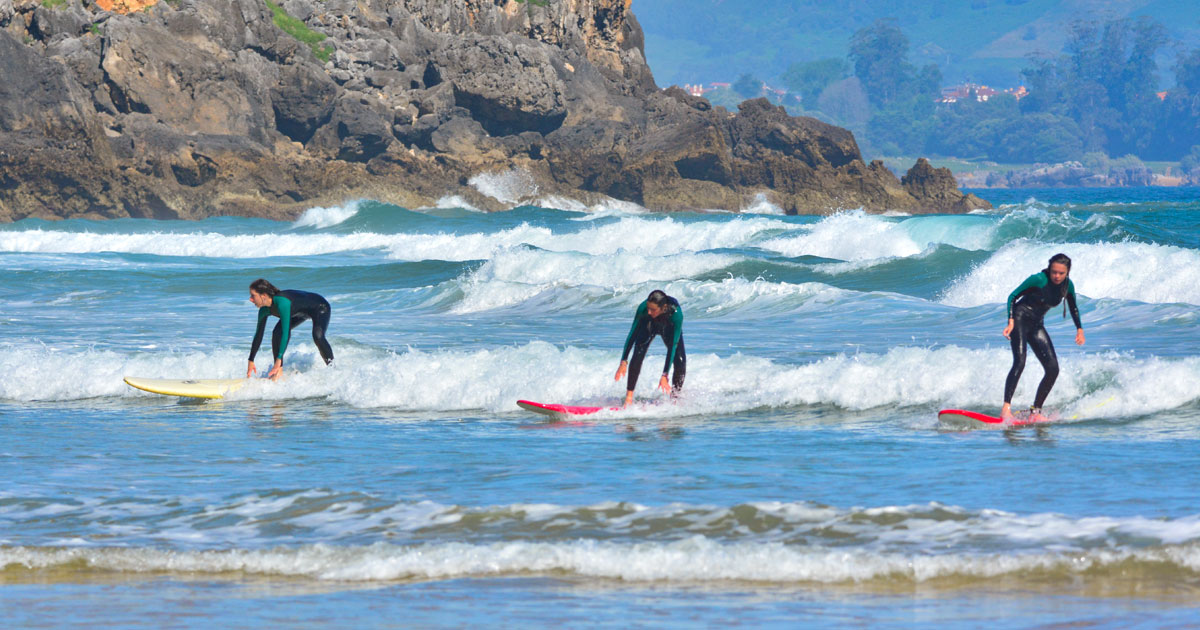 Competencia de Surfistas