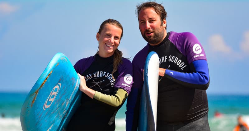 Cursos de surf adultos Berria