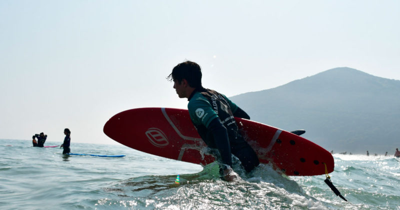 Entrenamientos de surf