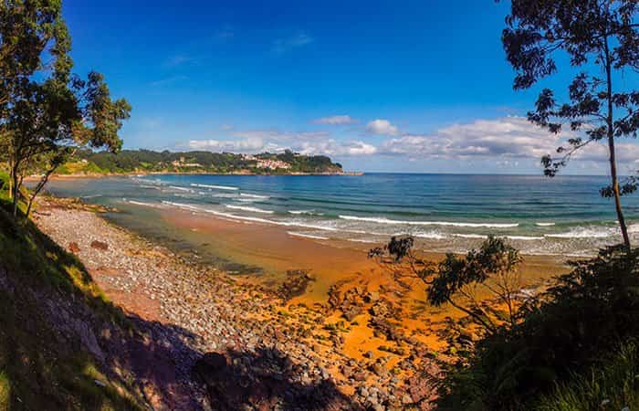 Playa de la grieta Asturias